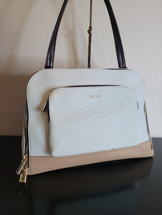 Furla Handbags - FURLA FRIDA SHOULDER CALF LEATHER BAG